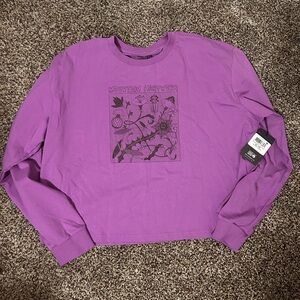 Mountain Hardware Purple Long Sleeve Graphic Tee
